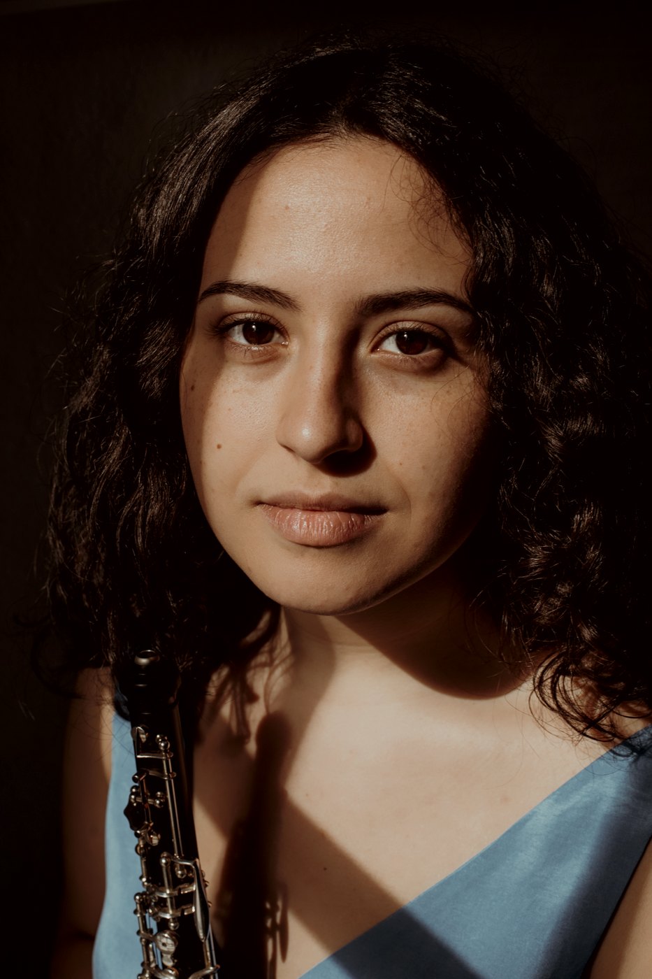 Portrait with oboe